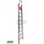 ALMERA 8+1 TEK ÇIKIŞLI ALUMİNYUM MERDİVEN