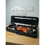 Almeria AM22407-12 1/2 Profesyonel Ahşap Keman Kare Kutu Parlak Modeli (2/4)