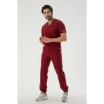 Almesta Premium Aze 967 Cerrahi Pantolon - Bordo - 3XL