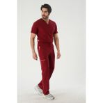 Almesta Premium Aze 968 Cerrahi Pantolon - Bordo - XS