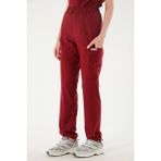 Almesta Premium Bıanca One Cerrahi Pantolon - Bordo - 3XL