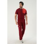 Almesta Premium Lucas Two Cerrahi Pantolon - Bordo - 2XL
