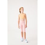 Almila Kids Pamuk Elastan Kapri (Diz Altı) Kız Çocuk Okul Taytı 2006 - 7 - 8 Yaş - Pembe