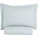 Almila Stripe Yatak Örtüsü Seti Tek Kişilik (210X230 Cm) - 200 x 220 cm - Açık Mavi