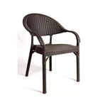 Almina Rattan Masa Takımı 80X140 Camsız Masa 4 Kişilik Bambu Sandalye Seti Bahçe Balkon Teras Takımı