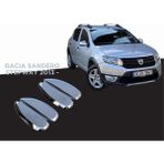 Alminox Oto Aksesuar Dacıa Sandero Stepway 2013 ve Sonrası Kapı Kolu - Paslanmaz Çelik