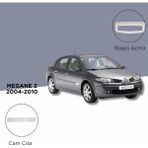 Alminox Oto Aksesuar Megane 2 2004-2010 Sd Set Bagaj Açma-Cam Çıta - Paslanmaz Çelik