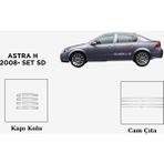 Alminox Oto Aksesuar Opel Astra H 2008- Set Kapı Kolu- Cam Çıta - Paslanmaz Çelik