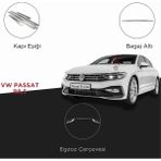 Alminox Oto Aksesuar Passat B8.5 2020- Set 8 Prç - Paslanmaz Çelik