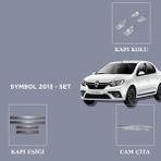 Alminox Oto Aksesuar Renault Symbol 2013- Set 12 Prç - Paslanmaz Çelik