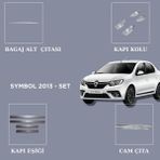 Alminox Oto Aksesuar Renault Symbol 2013- Set 13 Prç - Paslanmaz Çelik