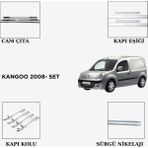 Alminox Oto Paslanmaz Çelik Kangoo 2008 Sürgü Nikelajı