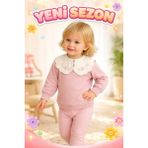 Almira Anne Bebek Mevsimlik Bebek Takım, Rahat ve Şık Kız Bebek Giyim Seti - 12 - 18 Ay - Lila