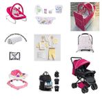 Almira Kids 18 Parça Çift Yön Bebek Arabası Beşik Ana Kucağı Yürüteç Küvet Puset Bebek Çeyiz Seti
