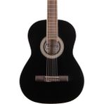Almira MG917-JR-BK 3/4 Klasik Gitar - Siyah (Eğitim - Küçük Boy) | 3/4 Gövde Ölçüsü, Çocuk Ergonomisine Uygun Sap Yapısı, Parlak Siyah Cila | Uyum: 8-12 Yaş Arası Öğrenciler
