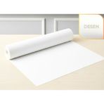 ALMITAL 48 cm x 5 metre - BEYAZ, KUMAŞ DESENLİ SUNİ DERİ Çekmece İçi Kaydırmaz Halı , raf örtüsü