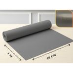 Almital Mobilya Aksesuarlari 48 cm x 1 Metre Antrasit Kumaş Desenli, Çekmece İçi Kaydırmaz Halı, Dolap içi raf örtüsü