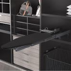 ALMİTAL STARAX KATLANIR DOLAP İÇİ ÜTÜ MASASI ANTRASİT S-6616-A - Antrasit