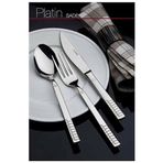 Almond Platin Sade 12'li Tatlı Çatal Takımı