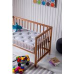 Aloe Vera Park Yatak, Bebek Yatağı, Beşik Yatağı, Anne Yanı, Oyun Parkı Yatağı, Örme Kumaşlı - 10 Cm