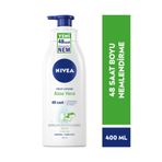 Aloe Vera Vücut Losyonu Normal Kuru Ciltler Için, Derinlemesine Nemlendirici Krem 400 Ml