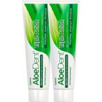 AloeDent Aloe Vera ile 3 Etkili Florür ve Sls İçermeyen Doğal Beyazlık 100 ml 2 Adet Diş Macunu