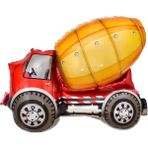 Aloha Concept Inşaat Temalı Folyo Balon Beton Mikseri 82X68