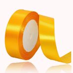 ALOHOVME Sarı kurdele 20 mm, 23 metre saten kumaş kurdeleler hediye paketleme, el işi, fiyonk yapımı, çiçekçi buketleri, kendin yap dikiş projeleri, doğum günü, bebek duşu ve düğün pastası süslemeleri için