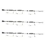 Alomejor 3 Kancalı Balık Yemi Kafesi, 3 Parça/Set Yapay Yem Balık Tuzak Sepeti Balık Tutma Yemi Deniz Balıkçılığı için Mücadele (30 g)