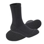 Alomejor 3mm Neopren Sörf Çorap, Plaj su ayakkabısı Erkek Kadın Çocuklar Kayaking Yelken Için Tüplü Dalış Patik (S)