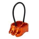 Alomejor Atc Kompakt Çift Halat Deliği Çok Amaçlı Yüksek Mukavemetli Emniyet Kemeri ve Mağara Uzantısı Turuncu İniş Aleti