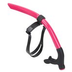 Alomejor Ayarlanabilir Toka, Rahat Silikon Ağızlık, PVC Silikon Yüzücü Şnorkel, Erkekler ve Çocuklar için, Rahat Kesim, (Pembe)