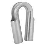 Alomejor Halat Yüksük Paslanmaz Çelik Boru Yüksük 6 mm 7 mm 8 mm 10 mm 12 mm 15 mm 18 mm 20 mm 22 mm 24 mm Halat için (12 mm-1 adet)