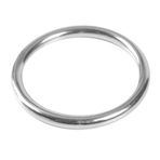 Alomejor Kaynaklı O Ring Dayanıklı 304 Paslanmaz Çelik Yuvarlak Cilalı Yuvarlak Halka Toka Tekne Deniz Yoga Fitness Evcil Hayvanlar Zincirleri Tırmanma Kemeri (06060)