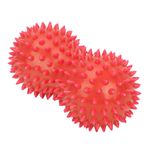 Alomejor Pvc Dikenli Masaj Topu, Ev Için Masaj Topu Açık Havada Derin Doku Myofascial Yayın (kırmızı)