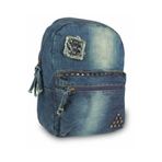 Alone 5118 Yeşil Denim Zımbalı Kot Sırt Çatası