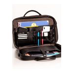 Alone Macbook Organizer Laptop Vegan Deri Evrak Çantası 15.4" & 15,6" Inç | 1005 Siyah