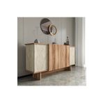 Alonex Home Dıana 180 Cm Konsol , Cevız- Mermer Desenlı Konsol