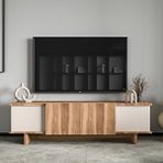 Alonex Home Diana 180 Cm Tv Ünitesi , Ceviz- Dolunay Tv Ünitesi Ceviz