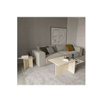 ALONEX HOME DİANA ORTA SEHPA YAN SEHPA MERMER DESENLİ