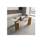 ALONEX HOME Diana Ud Mermer Desenli Orta Sehpa Modern Sehpa Dianaudortasehpa