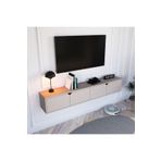 ALONEX HOME Nova 180 cm Duvara Monte Kapaklı Modern TV Ünitesi Ekonomik Tv Ünitesi