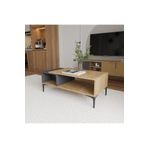 ALONEX HOME Tarz Orta Sehpa Antrasit-sepet, Ekonomik Sehpa, Modüler Sehpa