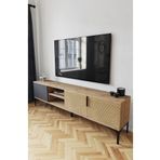 ALONEX HOME Vesta TV Ünitesi - 180 cm Modern Tasarım, Ekonomik Tv Ünitesi, Metal Kulp