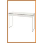 Alony Home Besta Burs Çalışma Masası 120 X 40 Cm Parlak Beyaz