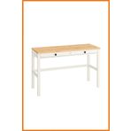 Alony Home Çalışma Masası Çekmeceli Masif Ahşap Bilgisayar Laptop Ders Ofis Çizim 120x75x47 Beyaz