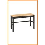 Alony Home Çalışma Masası Çekmeceli Masif Ahşap Bilgisayar Laptop Ders Ofis Çizim 120x75x47 Kahverengi