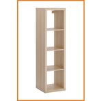 Alony Home Duvar Rafı Mdf Sunta Arkası Tarafı Açık Yatay Dikey Kitaplık Çerçevelik 42x147x39 Kahverengi