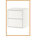 Alony Home Eket Çekmeceli Dolap 35 X 35 X 35 Cm Beyaz