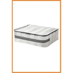 Alony Home Görsnygg Saklama Kutusu 55 x 49 x 19 cm Beyaz